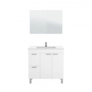 Mueble baño 80 cm blanco Aktiva (5)