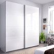 Armario 2 Puertas Correderas - Slide - Blanco 180 x 204 x 65 cm