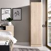 Armario 1 Puerta - Essen - Natural 41 x 184 x 52 cm