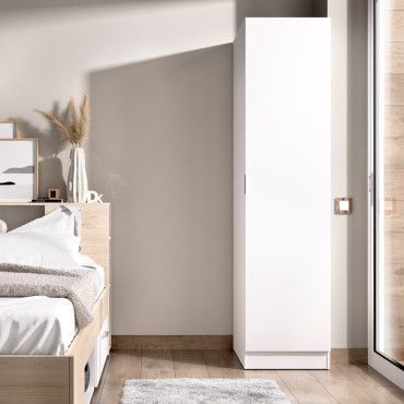 Armario 1 Puerta - Essen - Blanco 41 x 184 x 52 cm