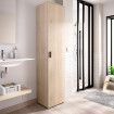 Armario Multiusos 1 Puerta Fit - Natural 39 x 190 x 35 cm