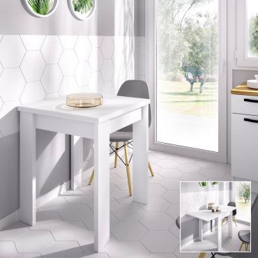 Mesa de cocina plegable Bok cuadrada ambiente