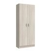 Armario multiusos 2 puertas Escobero Roble 73 x 180 x 37 cm