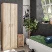 Armario multiusos Con Estantes Roble Canadian 58,5 x 180 x 37 cm
