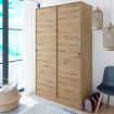 Armario 120 cm roble Nodi 2 puertas correderas  TOP020W 120 x 200 x 50 cm