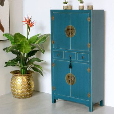 Mueble auxiliar azul DM ''Oriente''