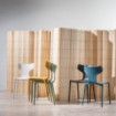 Silla de comedor verde menta de polipropileno 47 x 83,5 x 41 cm