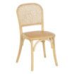 Silla de comedor de madera de olmo Natural Contract 45x86x42 cm