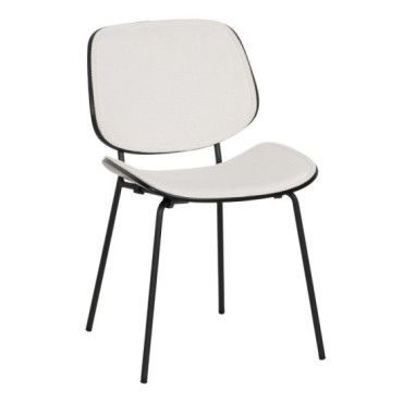 Silla Blanco Dm-Metal Salón 49 X 50 X 80 Cm