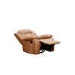 Sillón relax manual Monza tapizado Camel 84 x 92 x 98 cm