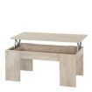 Mesa de centro elevable Petra roble Sonoma 100 x 45,2 x 50 cm