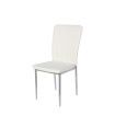 Silla comedor Alana PU Blanco 47 x 91,5 x 44 cm