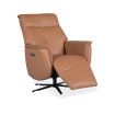 Sillón de cuero relax giratorio Gatlin 84 x 107 x 84 cm