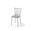 Silla de cocina aluminio Petra 40 cm (ancho) x 84 cm (alto) x 46 cm (fondo)