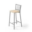 Taburete de cocina medio con respaldo Petra 35 cm (ancho) x 89 cm (alto) x 40 cm (fondo)