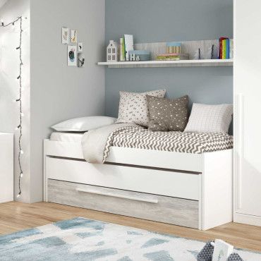 Cama-doble-Elliot con estante