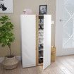 Mueble zapatero Tempus 2 puertas Blanco Artik - roble Nodi