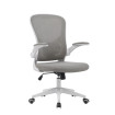 Silla de oficina Famara elevable Gris - Blanca 63 x 99,5 - 109,5 x 58 cm