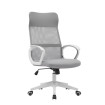 Silla de oficina elevable Carey Gris 57,5 x 104 - 114 x 54 cm