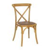 Silla de comedor de madera Aspas color natural