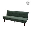 Sofá cama apertura clic-clac tapizado en Chenilla Verde 181 x 102 x 85 cm