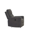 Sillón Relax manual Eneko Marrón oscuro 91 x 83 x 102 cm