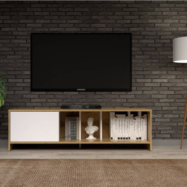 Mueble de televisión Sue Roble Artisan 140 x 41 x 40 cm
