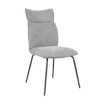 Silla de comedor ergonómica Romeo Gris Oscuro 46 x 95 x 65 cm