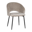 Silla tapizada respaldo curvo Contract Hielo 58 x 80,5 x 60 cm