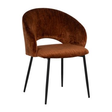 Silla-respaldo-curvo-Contract-Marrón)