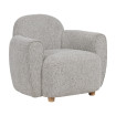 Sillón Jaspeado tapizado Gris 90 x 67 x 81 cm