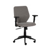 Silla de oficina o escritorio elevable tapizada Gris 63 x 94,5 -104.5 x 59  cm