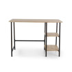 Mesa de estudio Sendai 110 x  70 x 50 cm Roble - Negro
