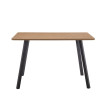Mesa de comedor fija Edna Roble 120 x 75 x 80 cm
