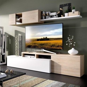 Mueble salón modular ELLE 200 cm.