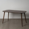 Mesa de comedor rectangular en madera de mango Marrón oscuro 145 x 75 x 80 cm