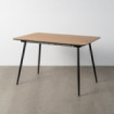 Mesa de comedor extensible Natural 120 - 160 x 75 x 80 cm