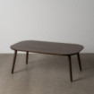 Mesa de centro rectangular en madera de mango Marrón oscuro 115 x 43 x 70 cm