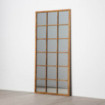Espejo de madera ventana cuadros Natural 90 x 180 x 3 cm