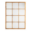 Espejo de madera ventana cuadros Natural 90 x 120 x 3 cm