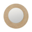 Espejo redondo Magnesio Beige 80 x 80 x 3 cm
