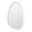 Espejo DM blanco decorativo 73 x 118 x 6 cm