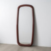 Espejo vestidor vertical marco DM lacado en color Granate 80 x 180 x 4,5 cm