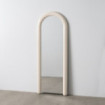 Espejo vestidor en Dm lacado Crema 60 x 160 x 5 cm