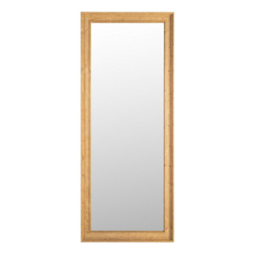 ESPEJO MARRÓN CLARO MADERA DECORACIÓN 70 X 4 X 171 CM