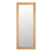 ESPEJO MARRÓN CLARO MADERA DECORACIÓN 70 X 4 X 171 CM