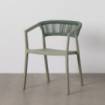 SILLA VERDE POLIPROPILENO 56 X 52 X 76 CM