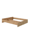 Estructura de Cama Velvet para Colchón 160x200 cm - Roble Nodi