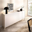 Aparador BARI - Blanco - Natural 150 x 77,5 x 40 cm