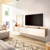 Mueble TV Mural SKY - Blanco - Nordic 180 x 29 x 35 cm
